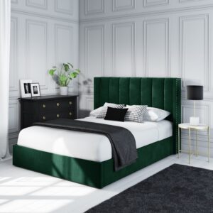 Bed with a mechanism storage - multiple sizes - multiple colors - EGA05