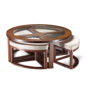 TONDO COFFEE TABLE WITH CHAIRS