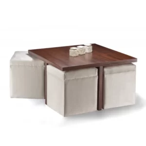 TYLOR COFFEE TABLE WITH POUF